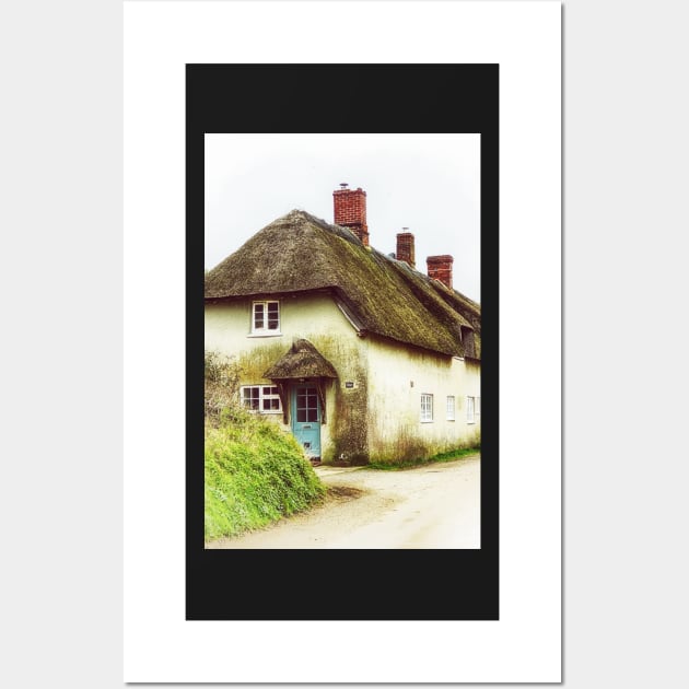 Little Thatched Cottage Wall Art by InspiraImage